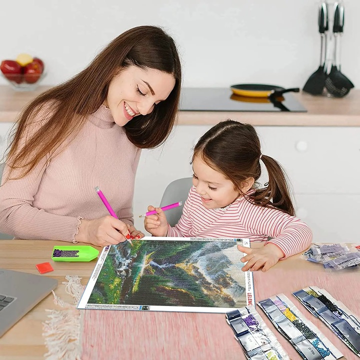 HAFT DIAMENTOWY Diamond Painting Mozaika Diamentowa Dla Dzieci Zestaw 5D