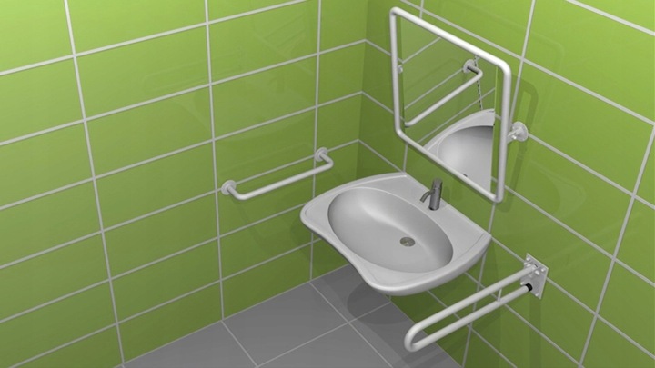 Uchwyt prosty 30 cm dla niepełnosprawnych Produkt Polski Certyfikat