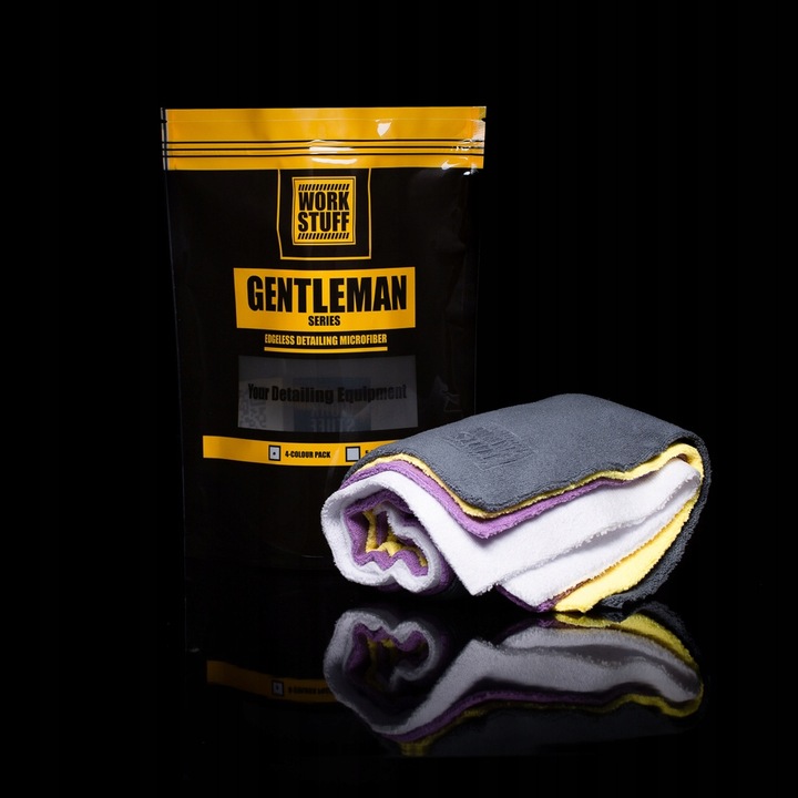 WORK STUFF Gentleman 4 Color Pack Zestaw Mikrofibr 40x40cm Bez Obszycia
