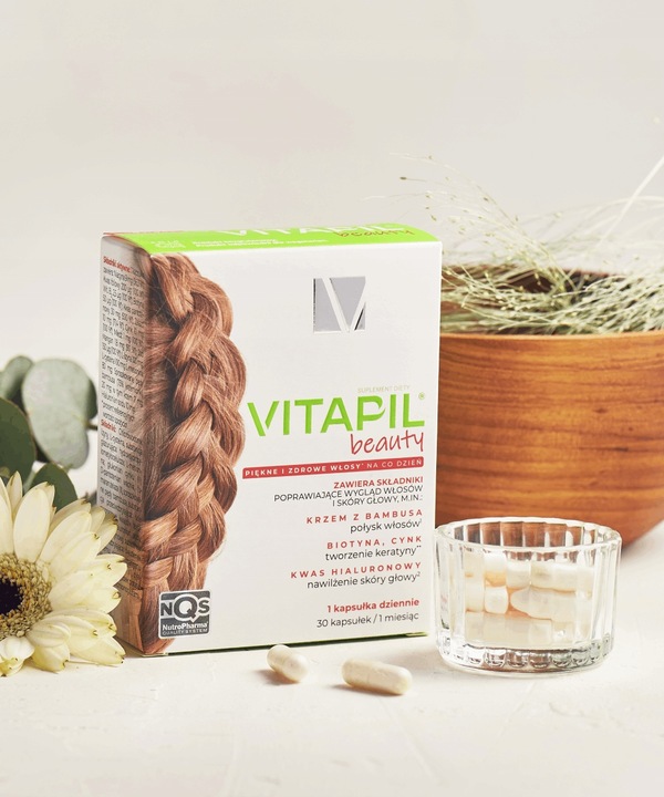VITAPIL BEAUTY 30 KAPS. NA PIĘKNE I LŚNIĄCE WŁOSY