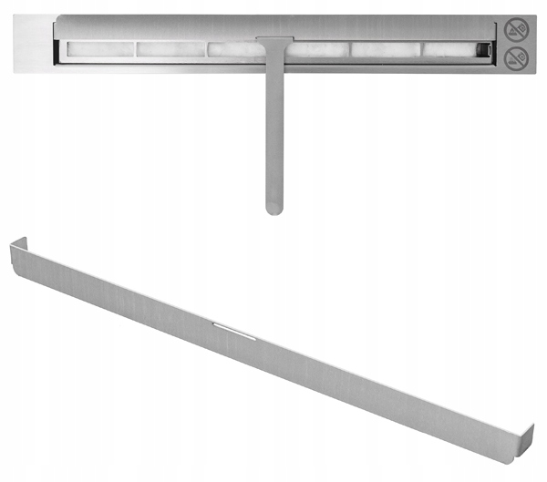 Biokominek WISZĄCY 90cm NAŚCIENNY czarny do ZABUDOWY