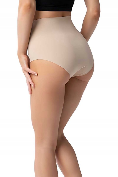 JULIMEX Figi Amber maxi high beżowe XL