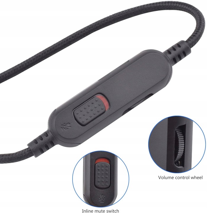 KABEL PRZEWÓD Z PILOTEM DO HyperX Alpha Cloud 1 2