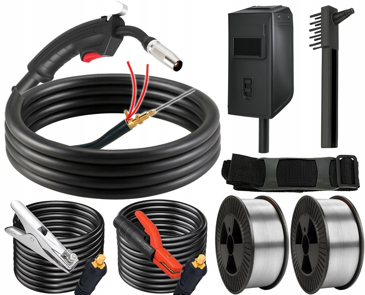 Spawarka INWERTEROWA INWERTOROWA MIG FLUX MMA TIG migomat 2x DRUT