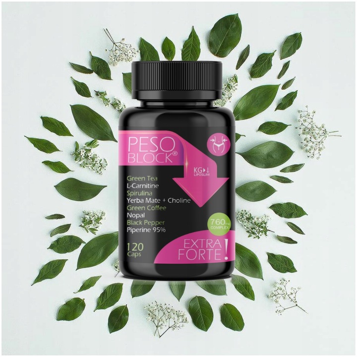 Tabletki na Odchudzanie Nadmiar Wody Spalacz Tluszczu Cellulit PESO BLOCK