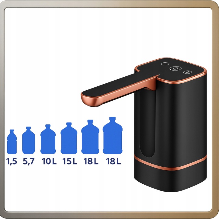 Elektryczna pompka do wody USB Dozownik automatyczny do butli