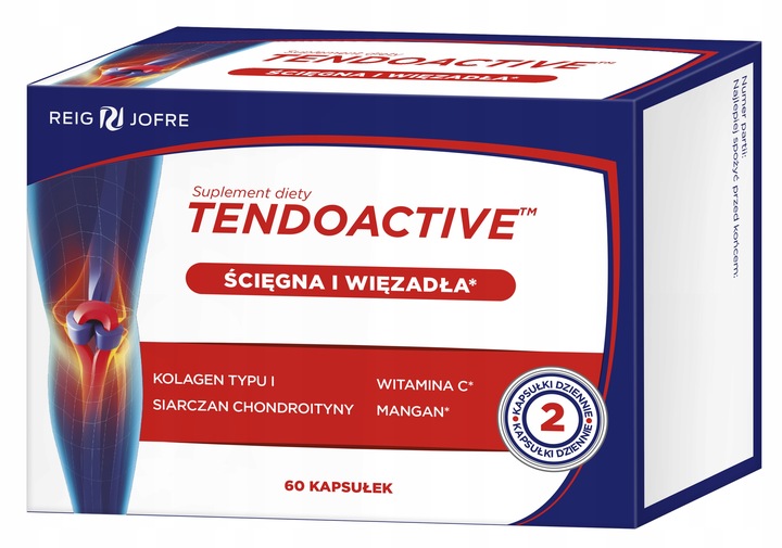TENDOACTIVEi 60 kaps, suplement na ścięgna, kolagen