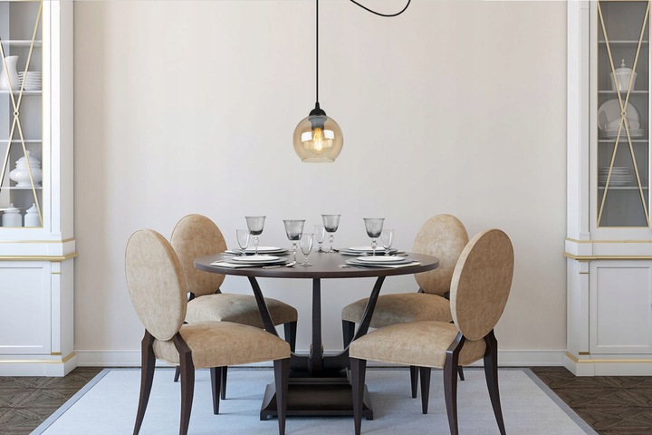 ELEGANCKI SZKLANY KLOSZ HAGA