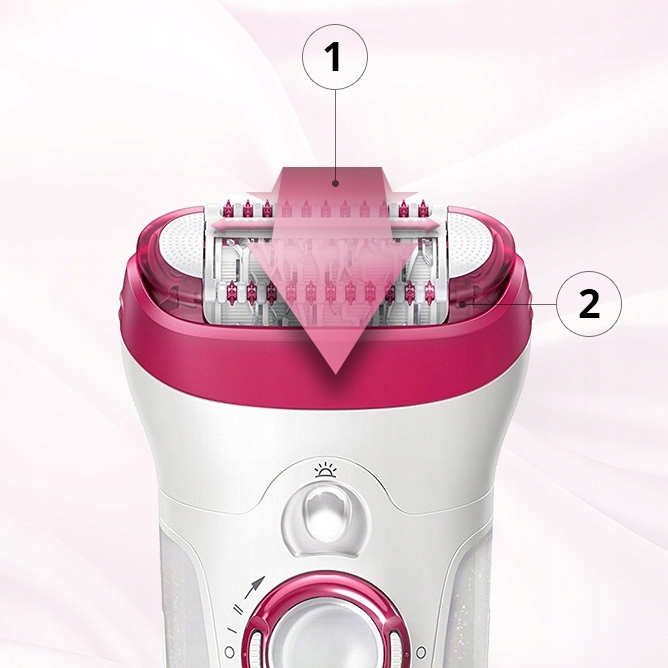 Depilator BRAUN Silk-epil 9 + Depilator do twarzy wąsika brwi - BONUS PACK