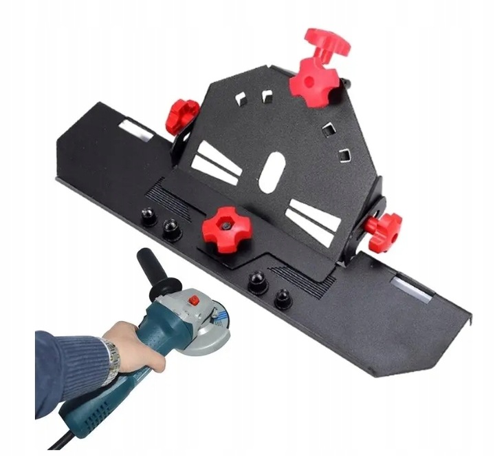 Przystawka do Szlifierki Kątowej CIĘCIA POD KĄTEM 45° Płytek GRESU CERAMIKI