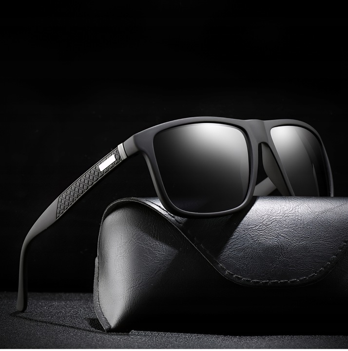 OOoksy OKULARY PRZECIWSŁONECZNE męskie POLARYZACYJNE nowość SEZON 25+GRATIS