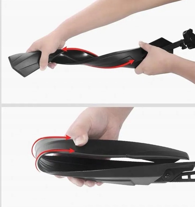 ZESTAW BLOTNIKÓW ROWEROWYCH KOMPLET PRZÓD+TYŁ BŁOTNIKI ROWEROWE 24-29'' Z1