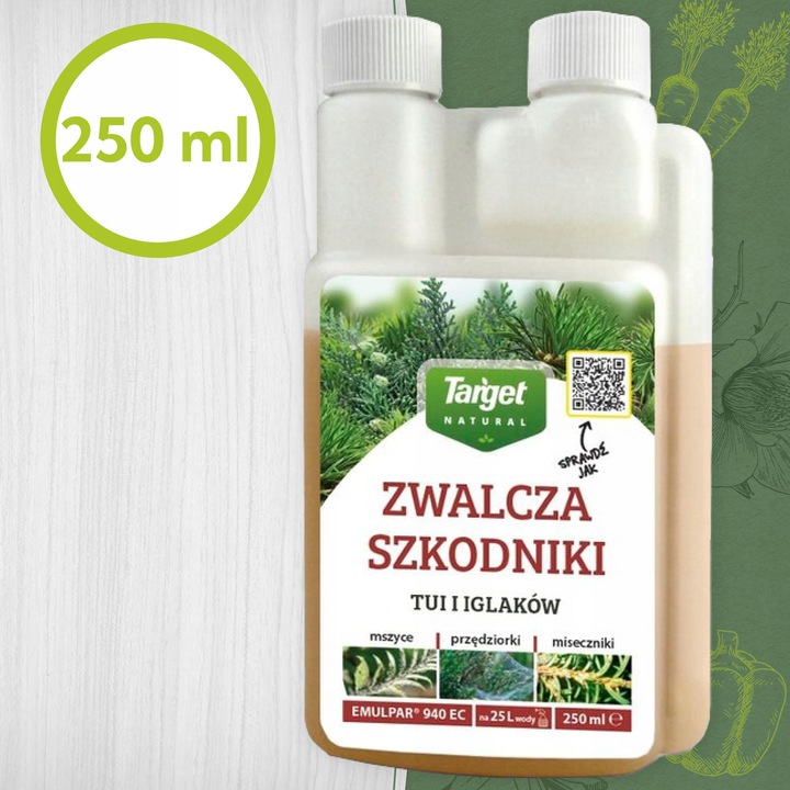 EMULPAR 940 EC ZWALCZA SZKODNIKI TUI I IGLAKÓW TUJA I IGLAKI 250 ml