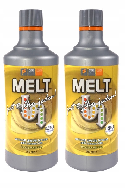 ŚRODEK DO UDRAŻNIANIA RUR KANALIZACJI MELT x2szt