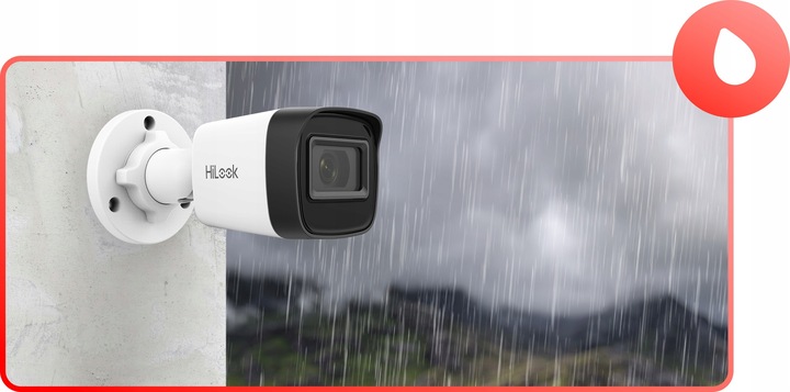 Kamera zewnętrzna IP 2K+ 4MPx PoE HiLook IPCAM-B4-P Aplikacja Podgląd