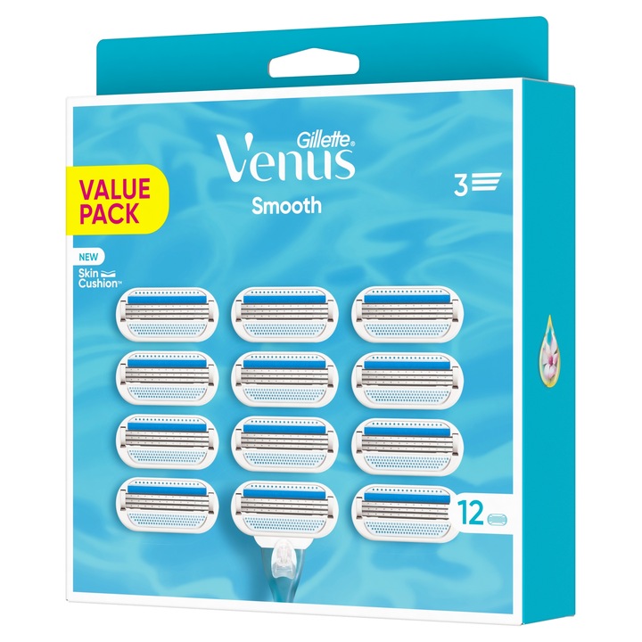 Venus Smooth, 12 wkładów do maszynki