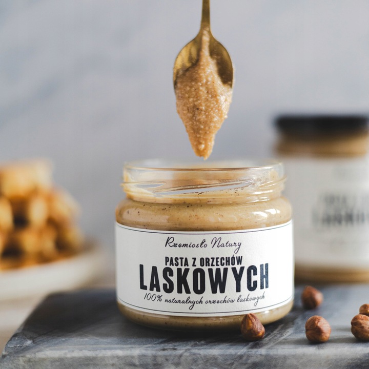 PASTA Z ORZECHÓW LASKOWYCH 100% - Rzemiosło Natury- 1KG