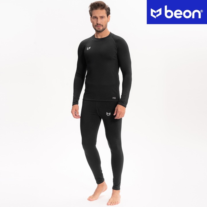 BIELIZNA TERMOAKTYWNA MĘSKA ODZIEŻ TERMICZNA KOMPLET ZESTAW NA ZIMĘ M