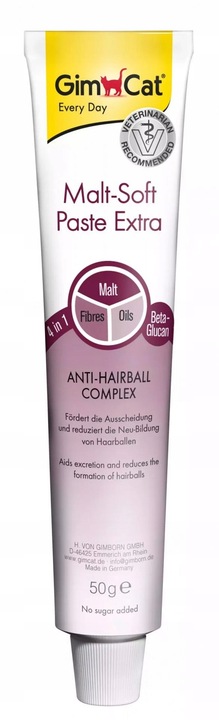 GimCat Malt-Soft-Ekstra odkłaczająca 200g przeciw tworzeniu się kłaczków