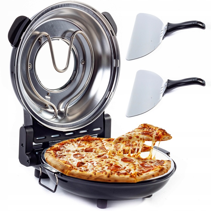 PIEC DO PIZZY MINI PIEKARNIK RIWALL RP-01 kamień 420°C 1200W 2 x