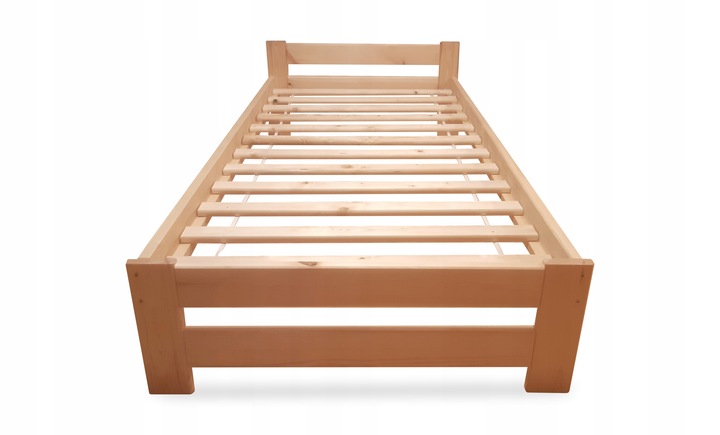 ŁÓŻKO DREWNIANE sosnowe Relax 90x200 + stelaż drewniany