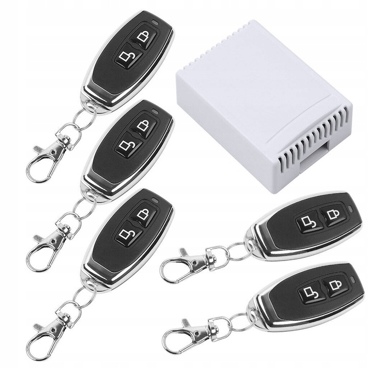 Moduł Odbiornika Przekaźnika z 5 Nadajnikami, 433Mhz Bezprzewodowy