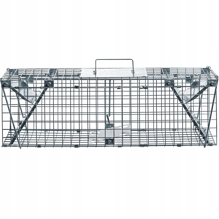DUŻA PUŁAPKA NA KUNY SZCZURY LISY WYDRY ŁASICE ŻYWOŁAPKA ŁAPKA