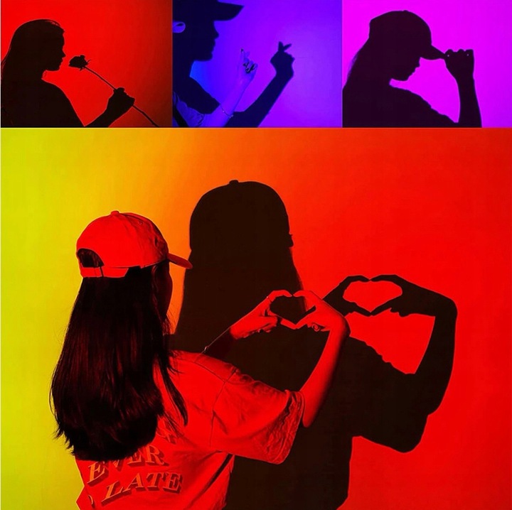 LAMPKA LED SUNSET RGB ZACHÓD SŁOŃCA PILOT PREZENT do sypialni salonu pokoju