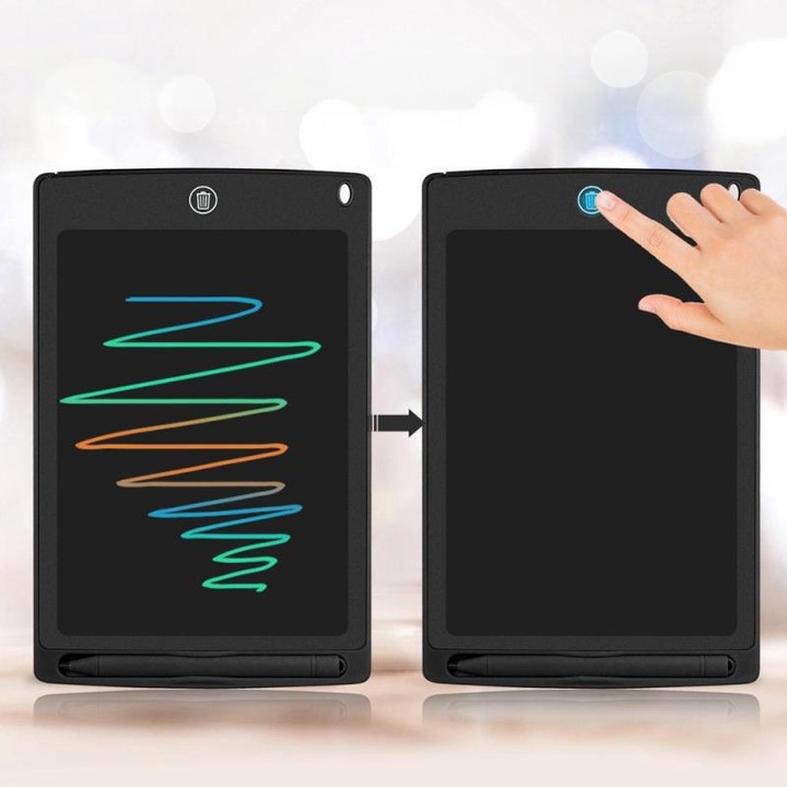 TABLET GRAFICZNY XXL DO RYSOWANIA 12 CALI TABLICA ZNIKOPIS MULTIKOLOR