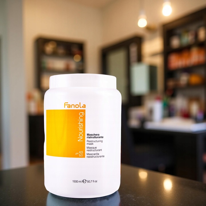 Maska do Włosów Suchych Łamliwych po Zabiegach FANOLA NOURISHING 1500ML