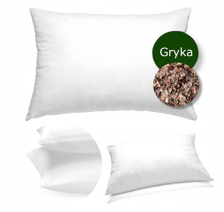 Poduszka Łuska Gryki Zdrowotna Ortopedyczna Profilowana Przciwbólowa 70x80
