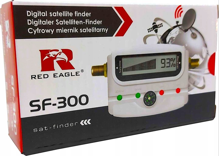 MIERNIK DO SATELITY Sygnału Satelitarnego SAT LCD +KABEL