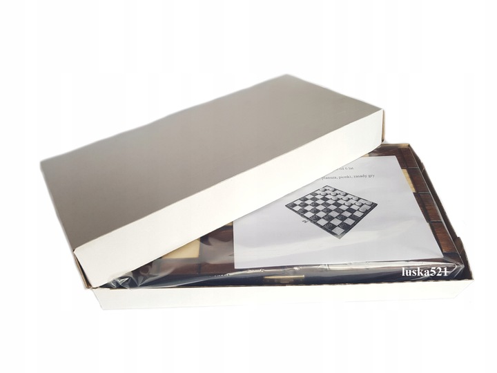 Warcaby 25x25 drewnine PRODUCENT