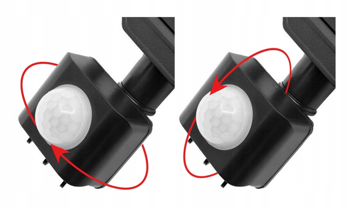 Halogen reflektor naświetlacz LED 100W z czujnik ruchu zmierzchu