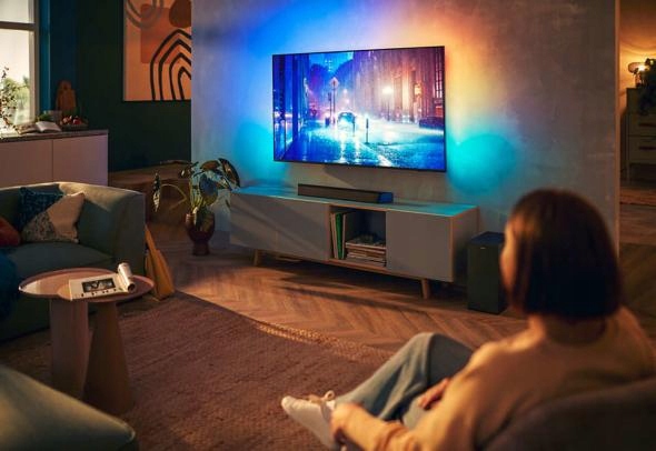 Soundbar 3.1 z bezprzewodowym subwooferem Philips 620W Dolby Atmos