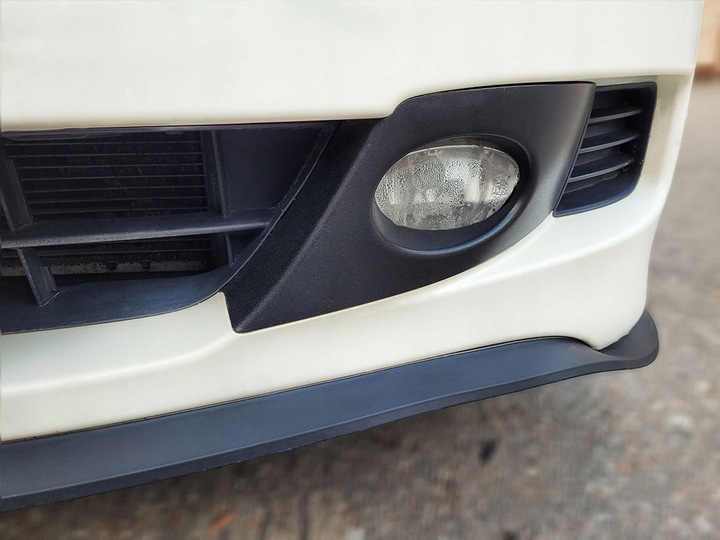 UNIWERSALNA dokładka zderzaka przedniego spoiler GUMOWA 2,5m SPOJLER OSŁONA