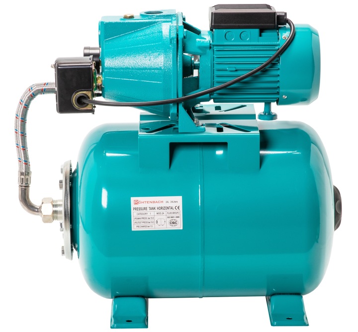 HYDROFOR 24L DO WODY POMPA HYDROFOROWA ZBIORNIK PEŁEN ZESTAW WYDAJNY JET