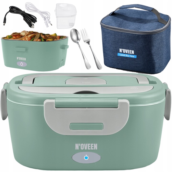 ELEKTRYCZNY LUNCH BOX TERMOS POJEMNIK OBIADOWY PODGRZEWACZ 230/12/24V TIR