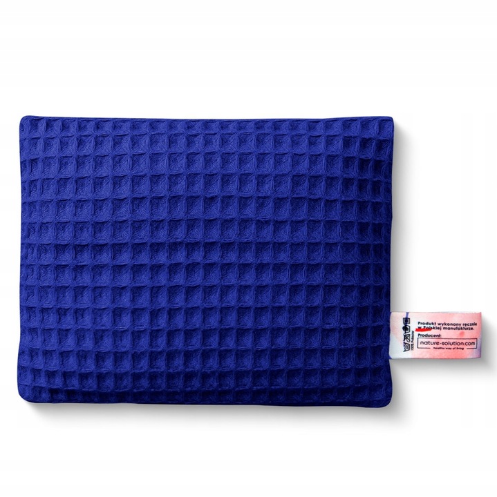 Termofor z pestek na kolki Cherrypad - Wafel granatowy