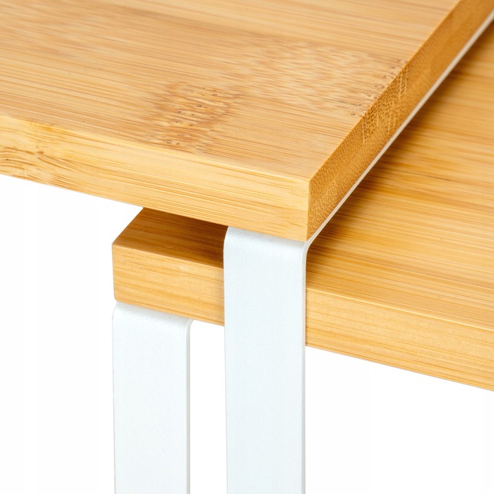 REGAŁ KUCHENNY NA PRZYPRAWY DREWNIANY PÓŁKA ORGANIZER STOJAK BIUROWY