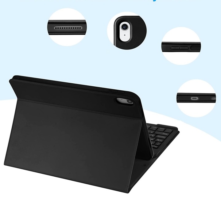 ETUI i KLAWIATURA do Apple iPad 10.9 10 GEN 10GEN 2022