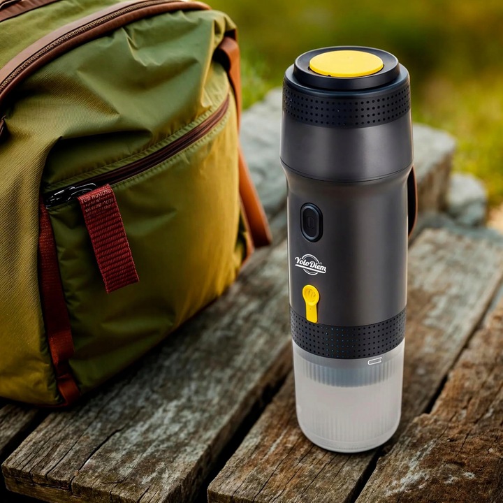 PRZENOŚNY EKSPRES DO KAWY 125W 3W1 Turystyczny Bezprzewodowy