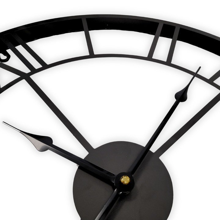 Zegar ścienny duży elektroniczny do salonu kuchni loft cichy na