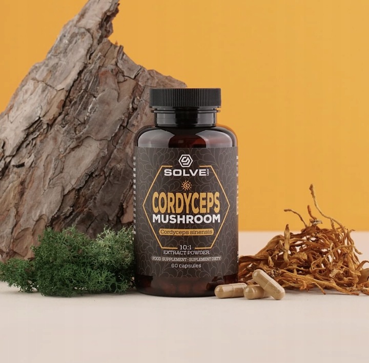 SOLVE LABS Cordyceps Maczużnik Chiński 10:1 kapsułki 60 szt