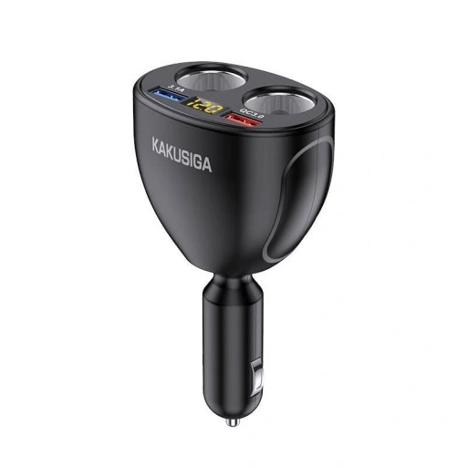 KAKU ROZDZIELACZ ROZGAŁĘŹNIK ZAPALNICZKI 2xUSB QC