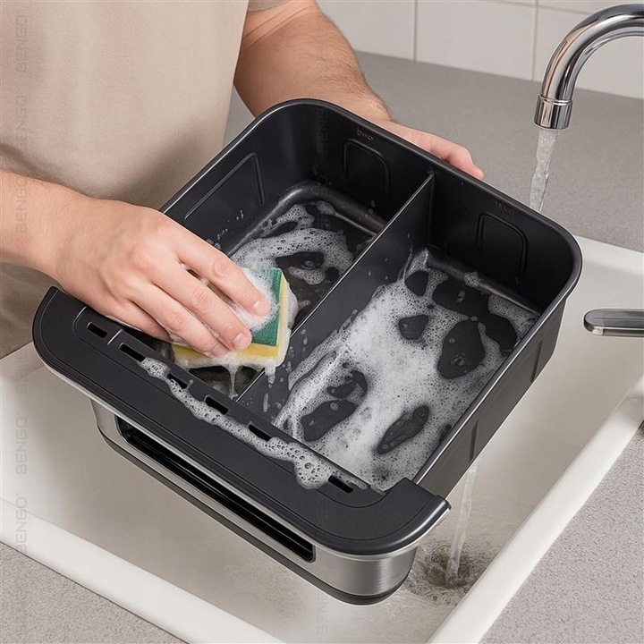 Frytkownica beztłuszczowa RODZINNA dual AIRFRYER 10L 2800W WiFi Tuya