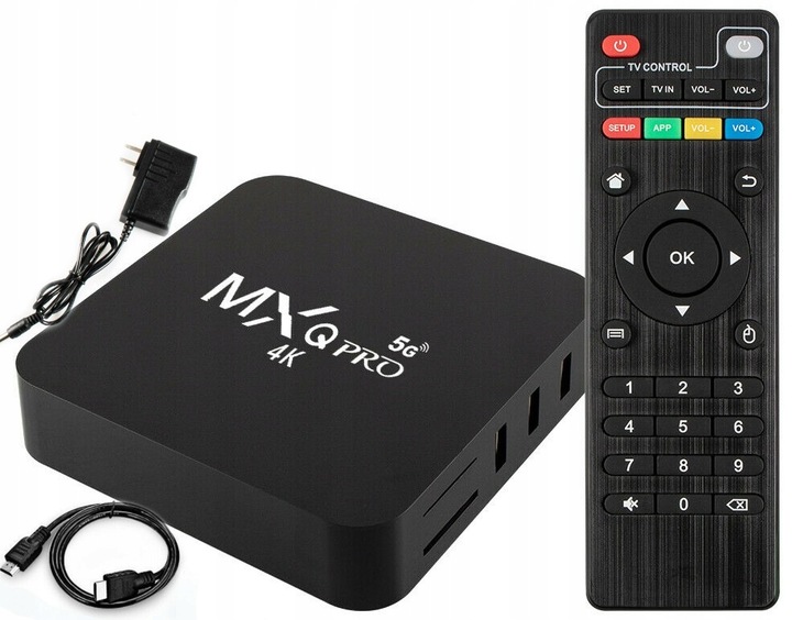 Smart TV BOX 16GB MXQ PRO 4K 2+16GB ANDROID 10.1 WiFi 5G
