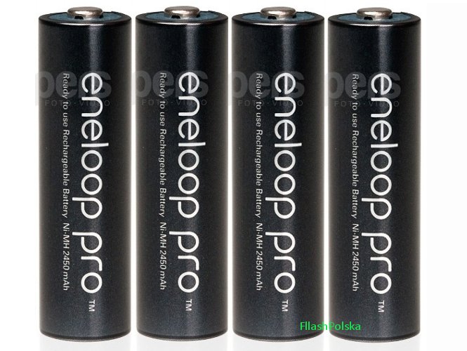 4x PANASONIC ENELOOP PRO 2550 mAh R6 AA JAPAN