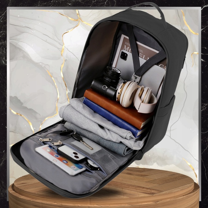 BAGAŻ Do Samolotu A4 Pojemna Torba Męska Plecak Podręczny Podróżny