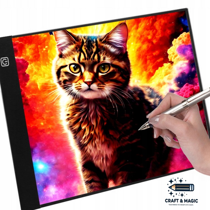 Tablet Graficzny A4 LED! Idealny Prezent dla Ucznia Szkoły Podstawowej